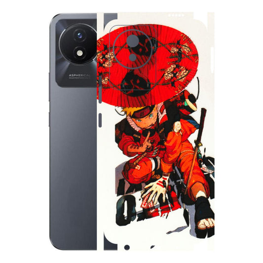 VIVO Y Series Phone Skins (All Models) - Naruto - 3D Embossed Finish (L-208) Vivo Y02T