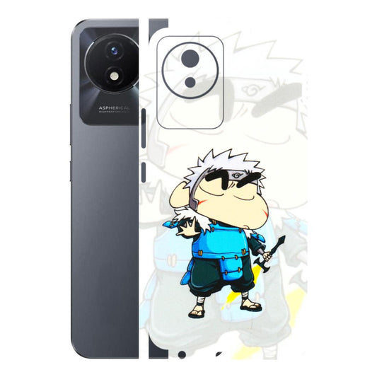 VIVO Y Series Phone Skins (All Models) - Angry Young Shinchan - 3D Embossed Finish (L-226) Vivo Y02T