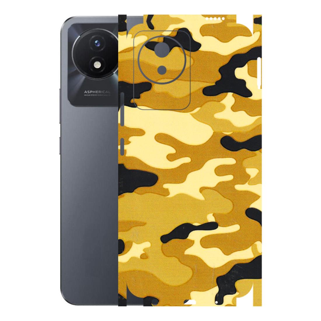 VIVO Y Series Phone Skins (All Models) - Indian Camo - 3D Embossed Finish (L-228) Vivo Y02T