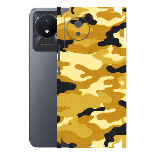 VIVO Y Series Phone Skins (All Models) - Indian Camo - 3D Embossed Finish (L-228) Vivo Y02T