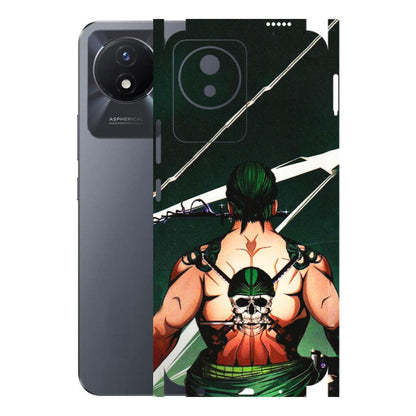 VIVO Y Series Phone Skins (All Models) - Zoro Anime - 3D Embossed Finish (L-23) Vivo Y02T