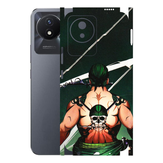 VIVO Y Series Phone Skins (All Models) - Zoro Anime - 3D Embossed Finish (L-23) Vivo Y02T
