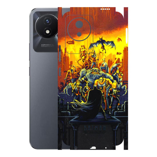 VIVO Y Series Phone Skins (All Models) - Games Doodles - 3D Embossed Finish (L-24) Vivo Y02T