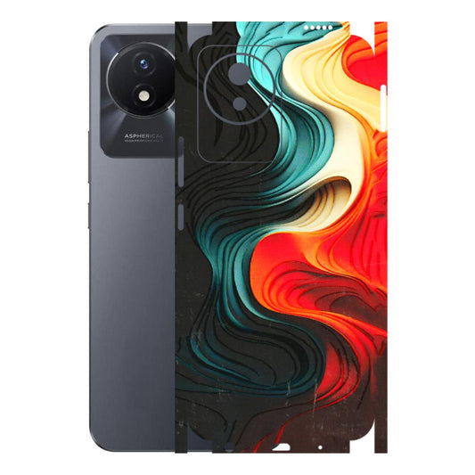 VIVO Y Series Phone Skins (All Models) - The Silky Swirl - 3D Embossed Finish (L-240) Vivo Y02T