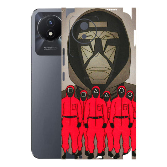 VIVO Y Series Phone Skins (All Models) - Squid Game Hero - 3D Embossed Finish (L-245) Vivo Y02T