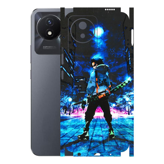VIVO Y Series Phone Skins (All Models) - Demon Slayer Sword - 3D Embossed Finish (L-247) Vivo Y02T