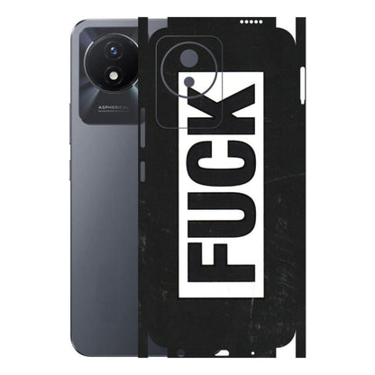 VIVO Y Series Phone Skins (All Models) - The F Word - 3D Embossed Finish (L-255) Vivo Y02T