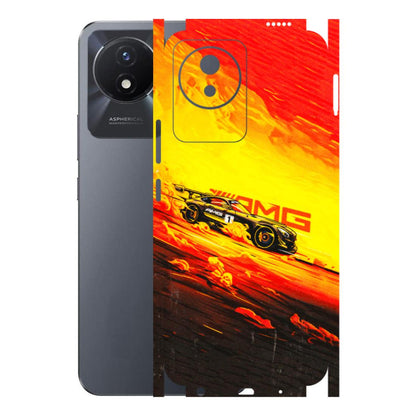 VIVO Y Series Phone Skins (All Models) - AMG Car Speed Cover - 3D Embossed Finish (L-256) Vivo Y02T