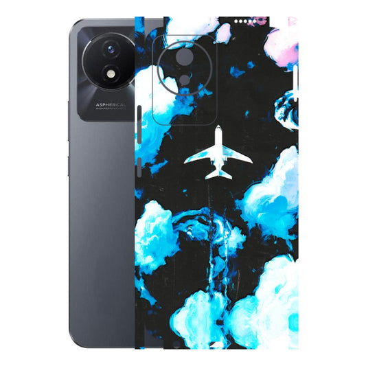 VIVO Y Series Phone Skins (All Models) - Travel In Airline - 3D Embossed Finish (L-264) Vivo Y02T