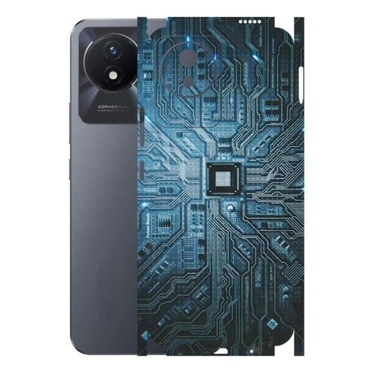 VIVO Y Series Phone Skins (All Models) - Original Circuit - 3D Embossed Finish (L-267) Vivo Y02T