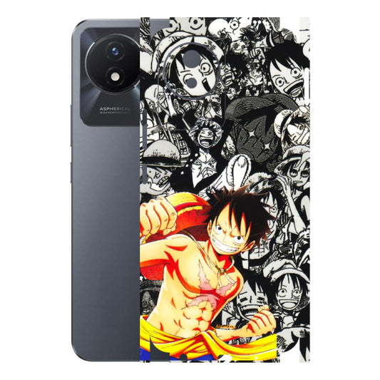 VIVO Y Series Phone Skins (All Models) - Anime Comics Games Doodles - 3D Embossed Finish (L-27) Vivo Y02T