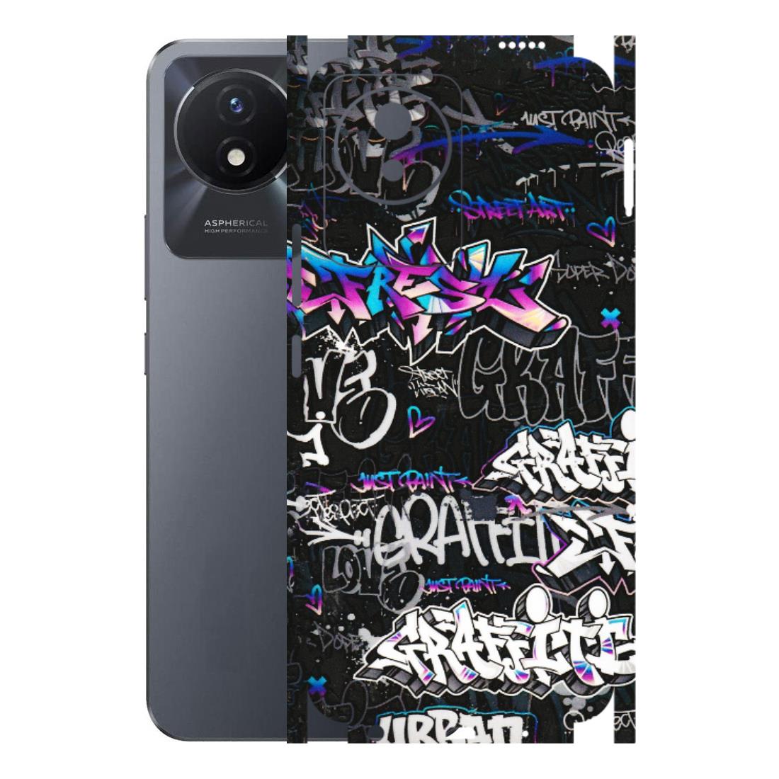 VIVO Y Series Phone Skins (All Models) - Graffiti Killer - 3D Embossed Finish (L-274) Vivo Y02T