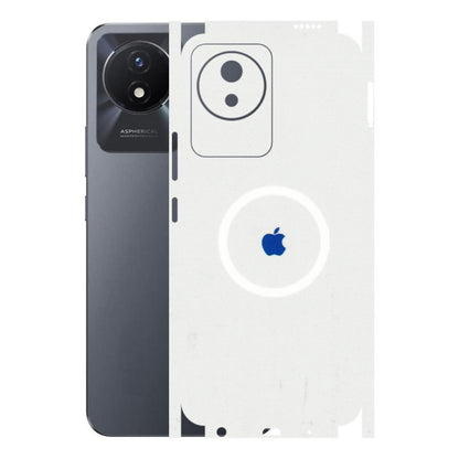 VIVO Y Series Phone Skins (All Models) - iPhone Magsafe Logo - 3D Embossed Finish (L-320) Vivo Y02T