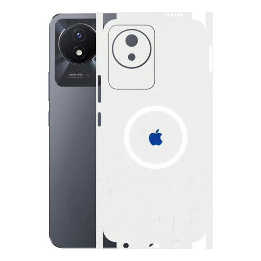 VIVO Y Series Phone Skins (All Models) - iPhone Magsafe Logo - 3D Embossed Finish (L-320) Vivo Y02T