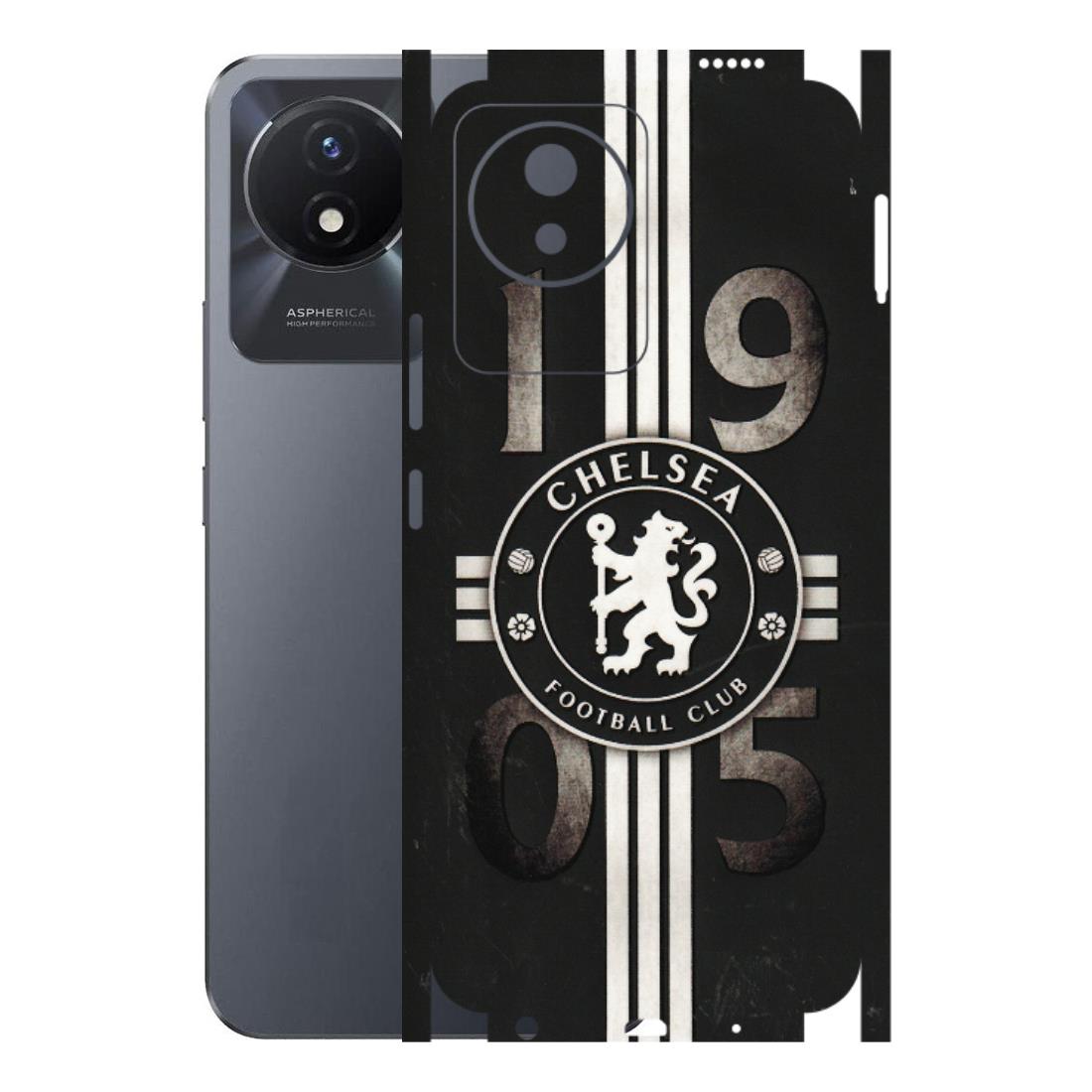 VIVO Y Series Phone Skins (All Models) - Chelsea Fan Club - 3D Embossed Finish (L-36) Vivo Y02T