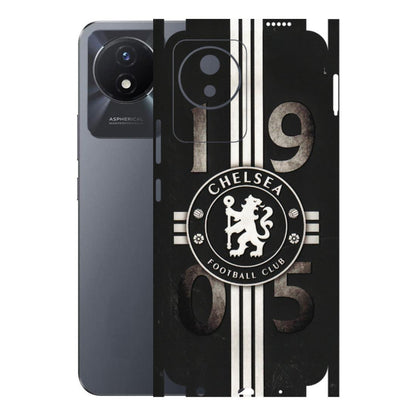 VIVO Y Series Phone Skins (All Models) - Chelsea Fan Club - 3D Embossed Finish (L-36) Vivo Y02T