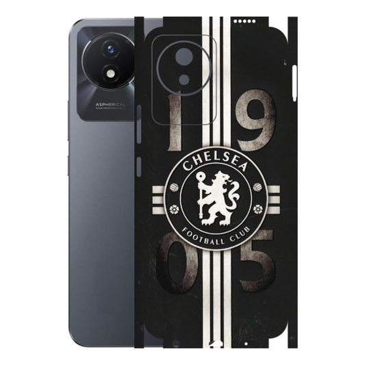 VIVO Y Series Phone Skins (All Models) - Chelsea Fan Club - 3D Embossed Finish (L-36) Vivo Y02T