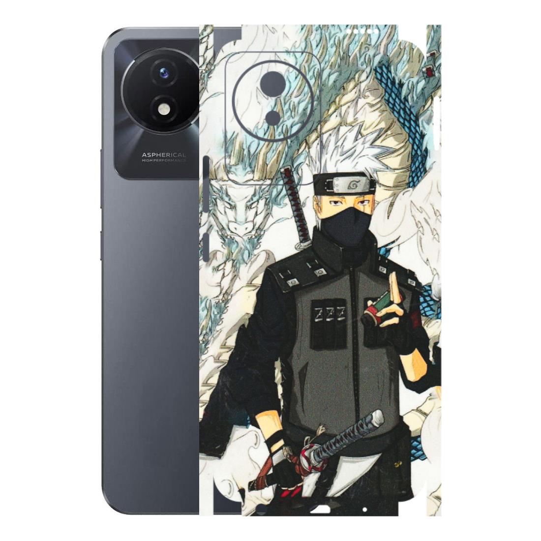 VIVO Y Series Phone Skins (All Models) - Kakashi Hatake Naruto Anime - 3D Embossed Finish (L-46) Vivo Y02T