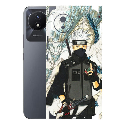VIVO Y Series Phone Skins (All Models) - Kakashi Hatake Naruto Anime - 3D Embossed Finish (L-46) Vivo Y02T
