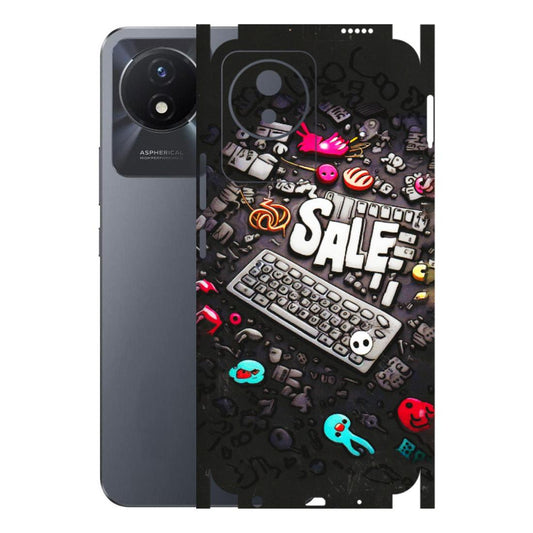 VIVO Y Series Phone Skins (All Models) - Gadgets Sale - 3D Embossed Finish (L-50) Vivo Y02T