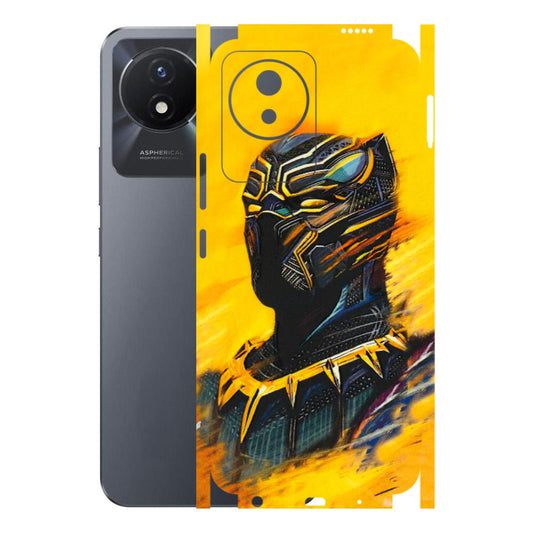 VIVO Y Series Phone Skins (All Models) - Yellow Panther - 3D Embossed Finish (L-54) Vivo Y02T
