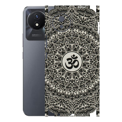 VIVO Y Series Phone Skins (All Models) - Aum Elegant Mandala - 3D Embossed Finish (L-62) Vivo Y02T