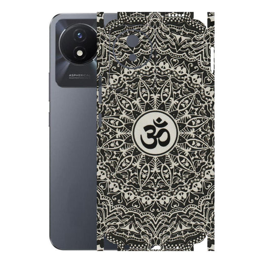VIVO Y Series Phone Skins (All Models) - Aum Elegant Mandala - 3D Embossed Finish (L-62) Vivo Y02T