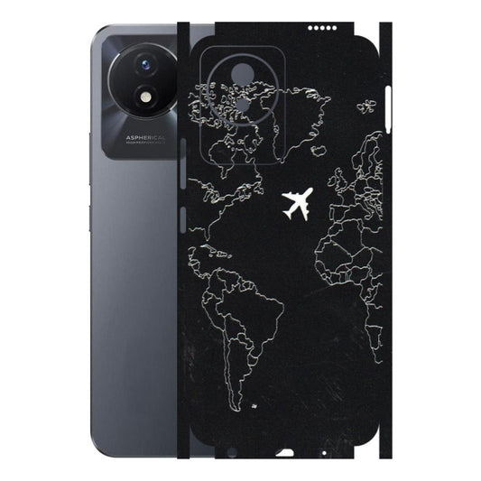 VIVO Y Series Phone Skins (All Models) - Never Ending Travel - 3D Embossed Finish (L-79) Vivo Y02T