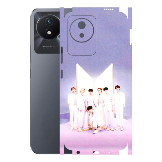 VIVO Y Series Phone Skins (All Models) - BTS - 3D Embossed Finish (L-94) Vivo Y02T