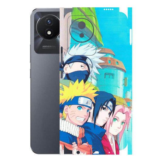 VIVO Y Series Phone Skins (All Models) - Team Minato And Kakashi - Matte Finish (M-101) Vivo Y02T