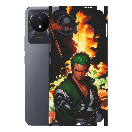 VIVO Y Series Phone Skins (All Models) - Roronoa Zoro - Matte Finish (M-102) Vivo Y02T
