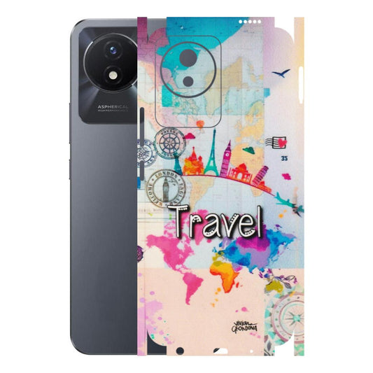 VIVO Y Series Phone Skins (All Models) - Travel The Wonders - Matte Finish (M-108) Vivo Y02T