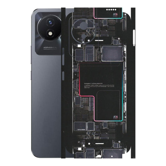 VIVO Y Series Phone Skins (All Models) - Motherboard Circuit Layout - Matte Finish (M-117) Vivo Y02T
