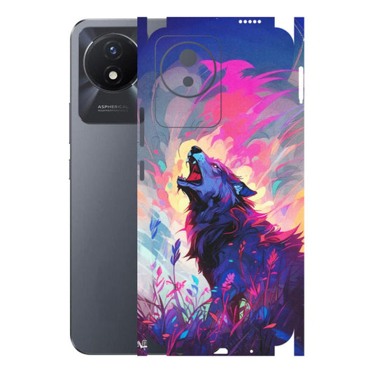VIVO Y Series Phone Skins (All Models) - New Wild Wolf Abstract - Matte Finish (M-125) Vivo Y02T