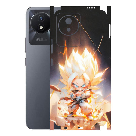 VIVO Y Series Phone Skins (All Models) - Goku Dragon Cute Anime - Matte Finish (M-131) Vivo Y02T