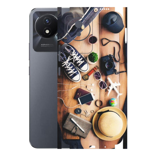 VIVO Y Series Phone Skins (All Models) - Travel Wanderlust - Matte Finish (M-133) Vivo Y02T