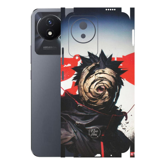 VIVO Y Series Phone Skins (All Models) - Obito Uchiha Cool Anime - Matte Finish (M-134) Vivo Y02T