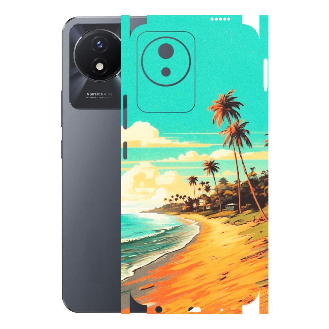 VIVO Y Series Phone Skins (All Models) - Miami Beach - Matte Finish (M-136) Vivo Y02T