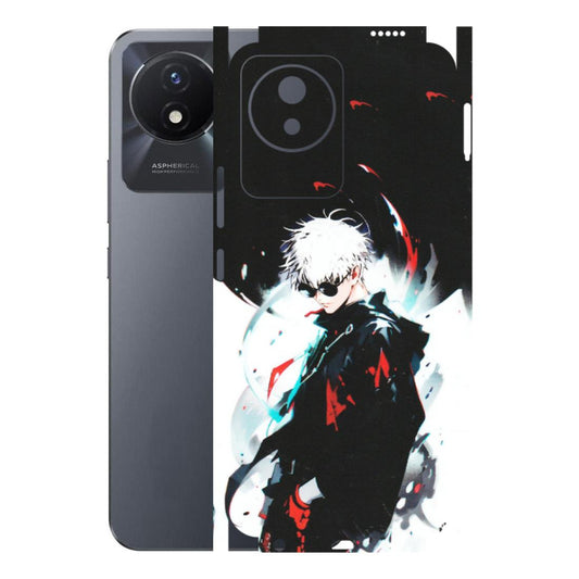 VIVO Y Series Phone Skins (All Models) - Gojo Powerful Charater Kaisen Anime - Matte Finish (M-144) Vivo Y02T