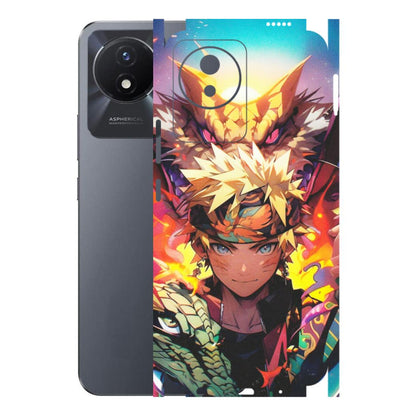 VIVO Y Series Phone Skins (All Models) - Angry Naruto Anime - Matte Finish (M-148) Vivo Y02T