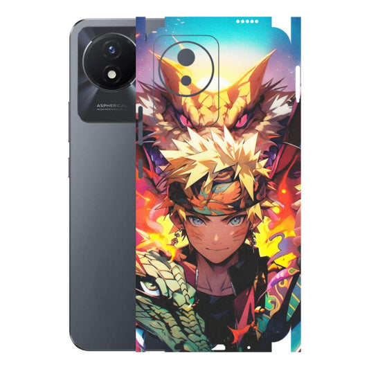 VIVO Y Series Phone Skins (All Models) - Angry Naruto Anime - Matte Finish (M-148) Vivo Y02T