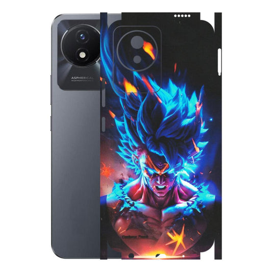VIVO Y Series Phone Skins (All Models) - Angry Goku Dragon Ball Anime - Matte Finish (M-150) Vivo Y02T