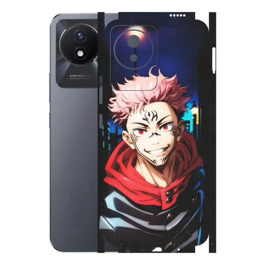 VIVO Y Series Phone Skins (All Models) - Yuji Itadori Funny Face Anime - Matte Finish (M-152) Vivo Y02T