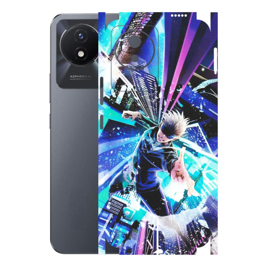 VIVO Y Series Phone Skins (All Models) - Manga Action Jujustu Kaisen Anime - Matte Finish (M-155) Vivo Y02T