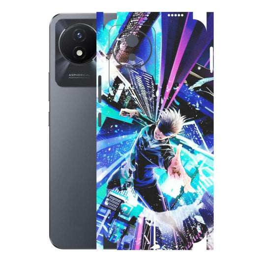 VIVO Y Series Phone Skins (All Models) - Manga Action Jujustu Kaisen Anime - Matte Finish (M-155) Vivo Y02T