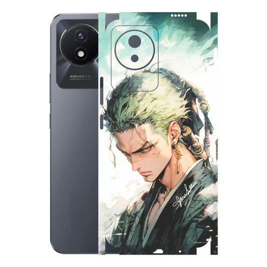 VIVO Y Series Phone Skins (All Models) - Pirate Hunter One Piece Anime - Matte Finish (M-157) Vivo Y02T