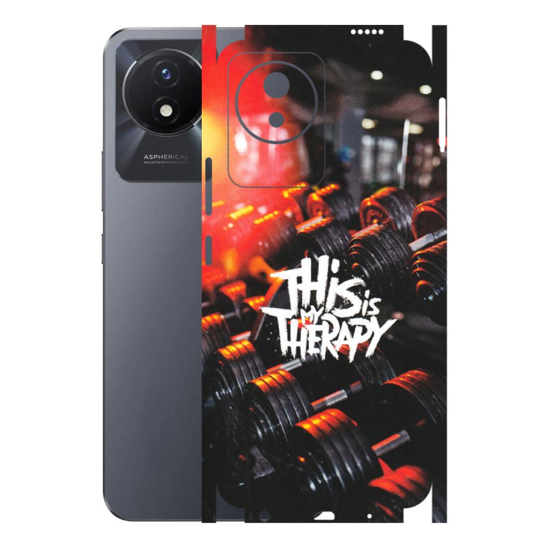 VIVO Y Series Phone Skins (All Models) - GYM Lover Therapy - Matte Finish (M-160) Vivo Y02T