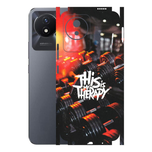 VIVO Y Series Phone Skins (All Models) - GYM Lover Therapy - Matte Finish (M-160) Vivo Y02T