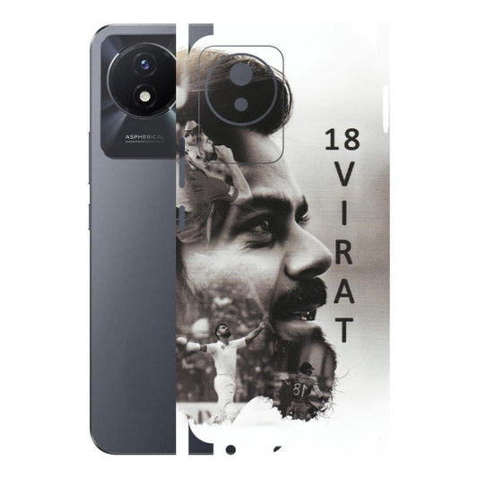 VIVO Y Series Phone Skins (All Models) - Virat Kohli Cricketer - Matte Finish (M-163) Vivo Y02T