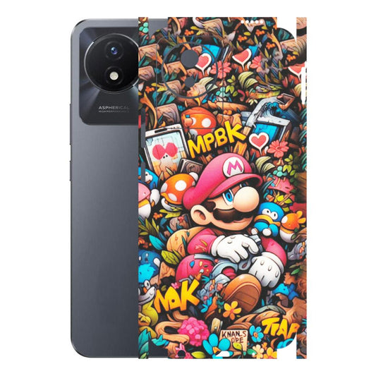 VIVO Y Series Phone Skins (All Models) - Super Mario Bros Artistic - Matte Finish (M-173) Vivo Y02T